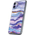 Blue Violet Watercolor Geode iPhone 11 Skin
